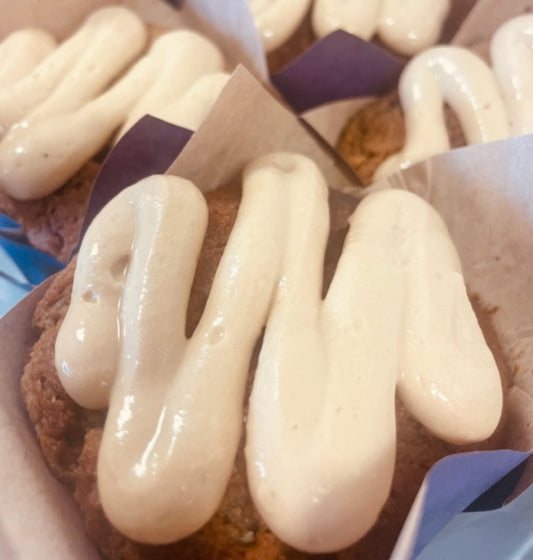 Keto Cappuccino Muffin with Cappuccino Glaze